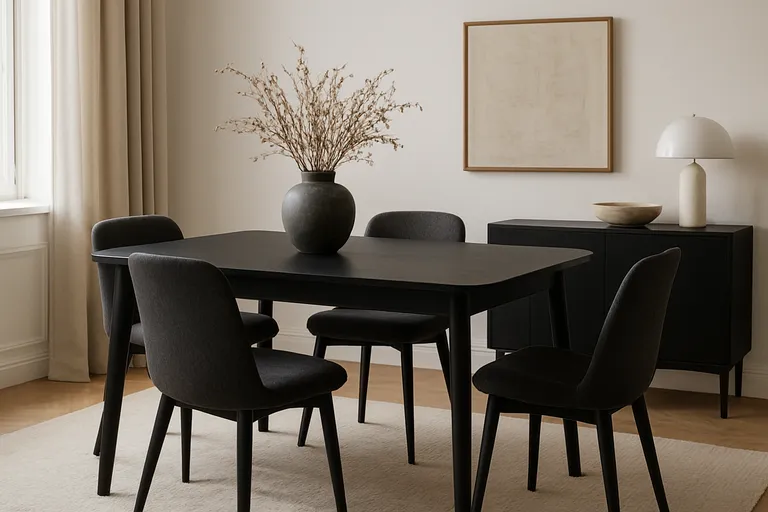 Zwarte eettafels: stijlvol en veelzijdig in elk interieur