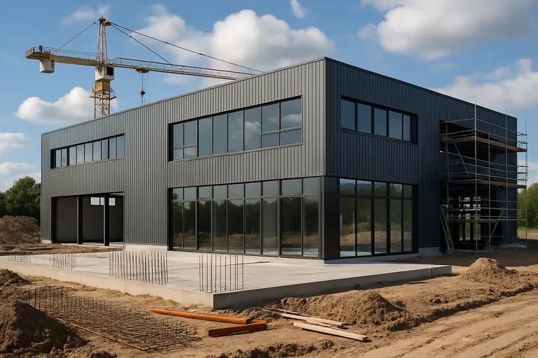 Een bedrijfspand bouwen: fundamenten voor groei en duurzaamheid